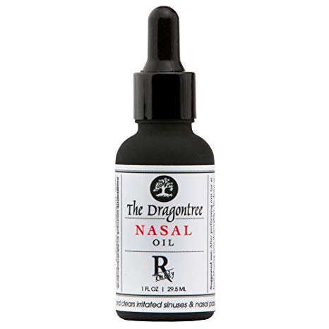 Dragontree Nasal Oil - Great for Neti and Nasya - Natural Drops for Sinus Relief* - Nasal Moisturizer Remedy - Satisfaction Guaranteed