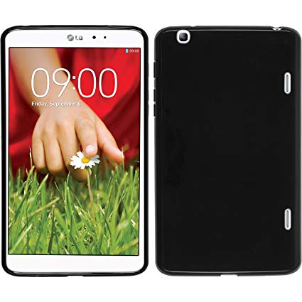Silicone Case for LG G Pad 8.3 - Candy black - Cover PhoneNatic   protective foils