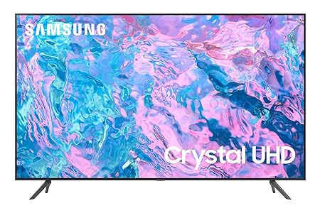 Samsung 108 cm (43 Inches) Crystal Vision 4K Ultra HD Smart LED TV UA43CUE70AKLXL (Titan Gray)