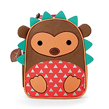 Skip Hop Baby Zoo Little Kid and Toddler Insulated and Water-Resistant Lunch Bag, Multi Hudson Hedgehog