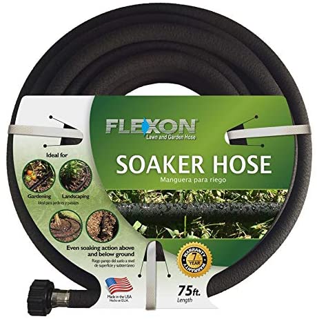 Flexon 1/2-in X 75-ft Black Soaker Hose