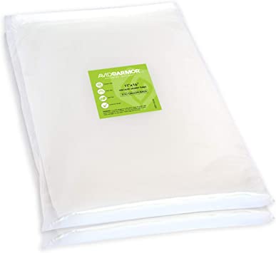 200 Gallon Vacuum Sealer Bags for Food Saver, Seal a Meal Vac Sealers, 11" x 16" Size, BPA Free, Heavy Duty Commercial Grade, Sous Vide Vaccume Safe, Universal Design Precut Storage Bag Avid Armor