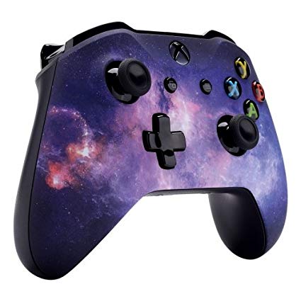 Xbox One Soft Touch Design Custom Gaming Controller -Soft Shell for Comfort Grip X - Microsoft Xbox 1 (Galaxy)