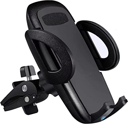 pjp electronics Car Phone Holder Air Vent, Universal Air Vent 360° Rotation Car Phone Mount with One Button Release Compatible with iPhone 14 13 12 XR XS Max X 8 7 6, Galaxy S22 S21 S20 S10