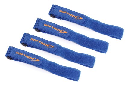 Softride 26604 Blue Hook and Loop SoftWraps, (Pack of 4)