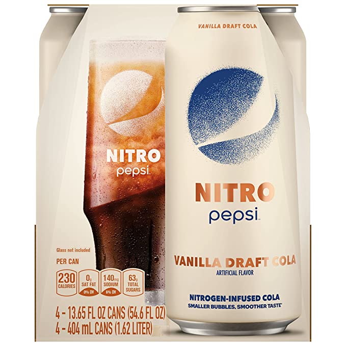 Pepsi Nitro Draft Vanilla 4pk