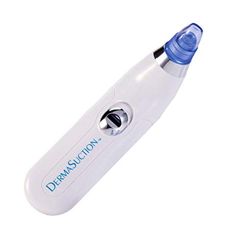 DermaSuction Facial Pore Vacuum by BulbHead, Blackhead Extractor Cleans Pores Painlessly & Gently Without Squeezing, Manufactured In An FDA-Registered Facility (DermaSuction 1 Pack)