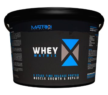 Matrix Whey Protein Powder 2.25kg is a flexible product which is ideally suited for those looking for a cost-effective supplement to use in conjunction with a training programme aimed at increasing weight and muscle mass. (Strawberry)
