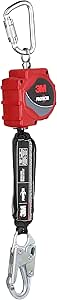 3M™ Protecta® Self-Retracting Lifeline with Carabiner 3100513, Web, Steel Snap Hook, 11ft.