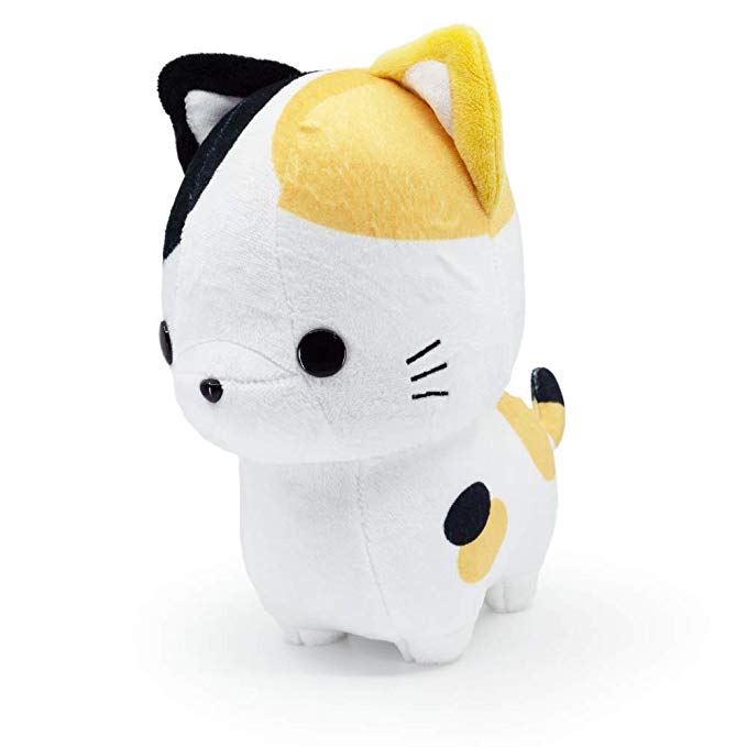 Bellzi Calico Cat Cute Stuffed Animal Plush Toy - Adorable Soft Orange, Black, and White Cat Toy Plushies and Gifts - Perfect Present for Kids, Babies, Toddlers - Cali