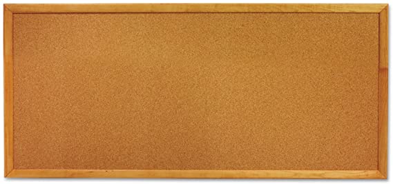 QRT300 - Quartet Classic Slim Line Cork Bulletin Board