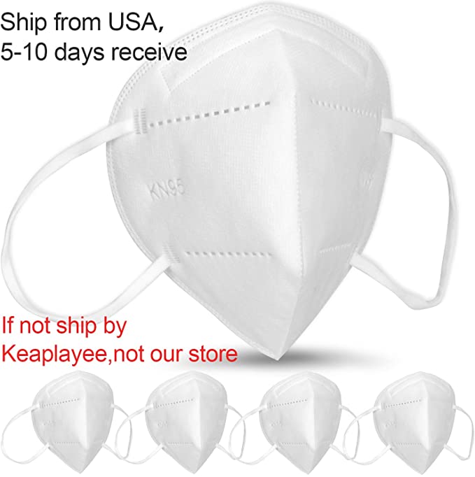 Keaplayee Face Filters Dust Filter Particulate Respirator Ear-Loops Respirator Activated Carbon Dustproof Filters Anti-Dust Respirator for for Motorcycle Bicycle Cycling Ski Outdoor Activities(5 PACK)