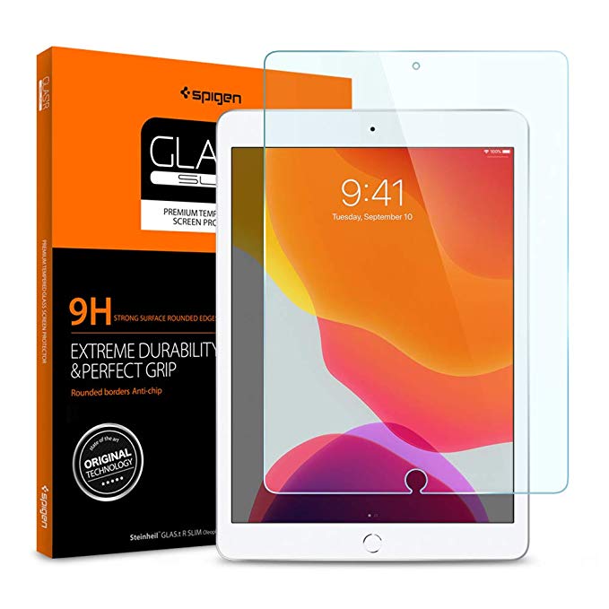 Spigen Tempered Glass Screen Protector Designed for The iPad 10.2 inch [2019 Release] (1 Pack)