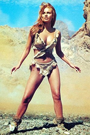 Raquel Welch Sexy Busty Fur Bikini One Million Years B.C. Color 24x36 Poster