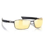 Gunnar Optiks VAY-00101Z Vayper Full Rim Advanced Video Gaming Glasses with Headset Compatibility and Amber Lens Tint Onyx Frame Finish