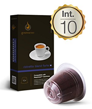 Gourmesso Ristretto Blend Forte - 50 Nespresso® compatible coffee capsules - $0.49/pod