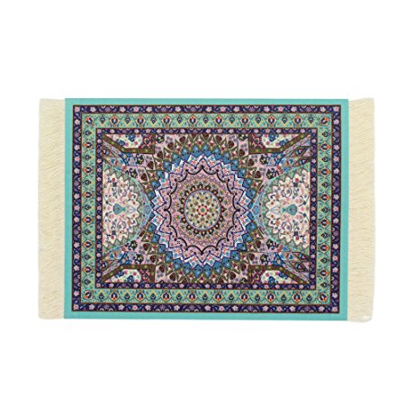 Kotoyas Persian Style Carpet Mouse Pad, Several Images (Blue Heart)