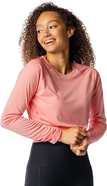 Vapor Apparel Women’s UPF 50  UV Sun Protection Long Sleeve Performance Regular Fit T-Shirt for Sports and Outdoor