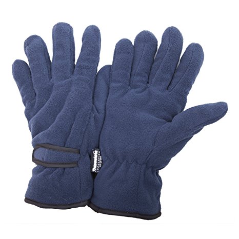 FLOSO Mens Thinsulate Winter Thermal Fleece Gloves (3M 40g)