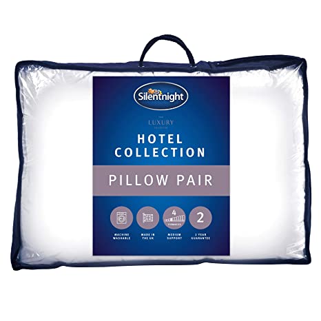 Silentnight Hotel Collection Luxury Piped Pillow Pair