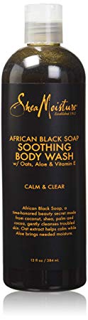 Shea Moisture African Black Soap Body Wash, 384ml