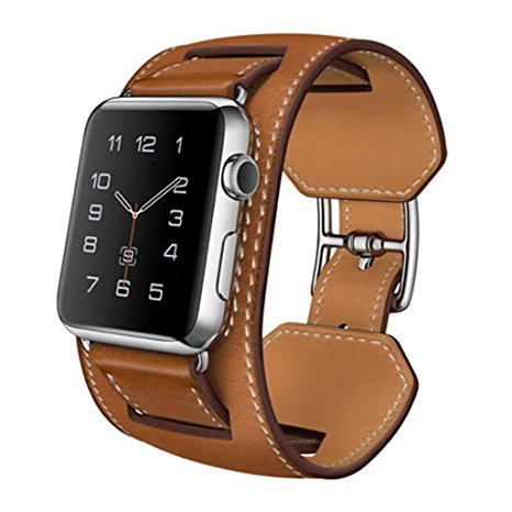Leather apple watch replacement band