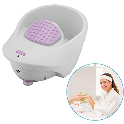 Jet Bubble Spa Vibrating Massage Hand Bowl for Remove Nail Polish Softening Dead Skin Manicure Beauty Care Both Hands Tool