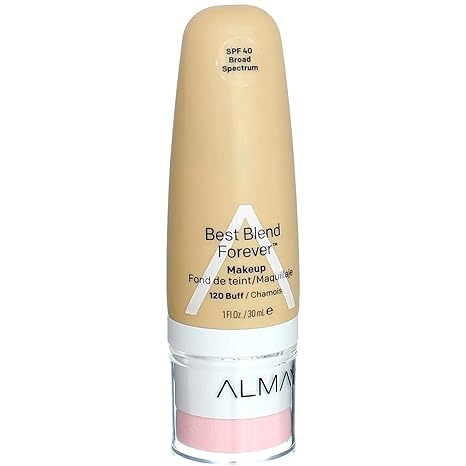 Almay Best Blend Forever Foundation, Buff, 1 fl. oz., SPF 40 Broad Spectrum