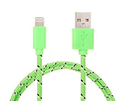 iphone 6 cable,Jackpower Lightning (10ft) Apple MFi Certified Lightning Cable / Charger Cord, for iPhone 6s/6s Plus/6/6 Plus/5s/5, iPad mini/4/3/2, iPad Pro Air 2 (Green)