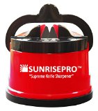 SunrisePro Knife Sharpener USA patented Original Red