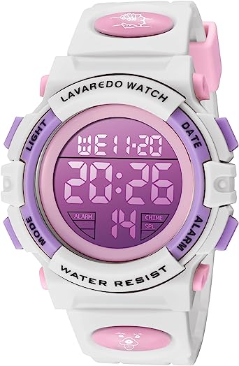 Kids Watch,Boys Watch for 3-15 Year Old Boys,Digital Sport Outdoor Multifunctional Chronograph LED 50 M Waterproof Alarm Calendar Analog Watch for Children with Silicone Band,Kids Gift