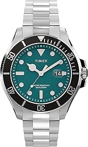 Timex Men's Harborside Coast 43mm Watch with Silver-Tone Case & Stainless Steel Bracelet