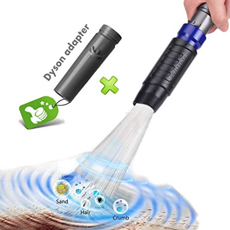 BoxLegend Universal Vacuum Cleaner Duster Cleaning Tool Vacuum Attachment Remover Attachment Dust Brush Tubes for Car, Pets, Corners, Air Vents, Keyboard