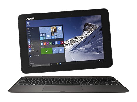 ASUS Transformer Book T100HA-C4-GR 10.1-Inch 2 in 1 Touchscreen Laptop (Cherry Trail Quad-Core Z8500 Processor, 4GB RAM, 64GB Storage, Windows 10), Gray (Certified Refurbished)