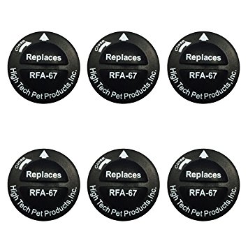 Replacement Battery for Petsafe Model RFA-67 - 6 Pack