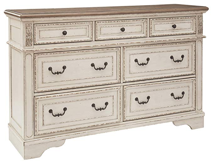 Signature Design by Ashley B743-31 Realyn Dresser Chipped White