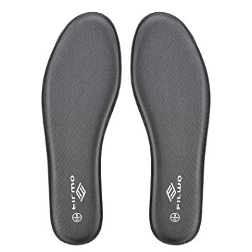 FILWO Memory Foam Insoles Men Comfy Soles Replacement, Walking Boot Insoles Inserts Sports Running Shoes Trainers Sneakers Working Shoes, Comfort Insoles Women Cushion Soles 1Pair (Grey, US10=EU44)