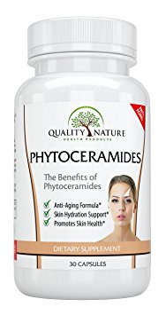 Phytoceramides 350 Mg, Plant Derived - With Vitamins A, C, D , E , Advanced Anti-aging - Skin Care Supplement - Gluten Free Offered By Quality Nature.