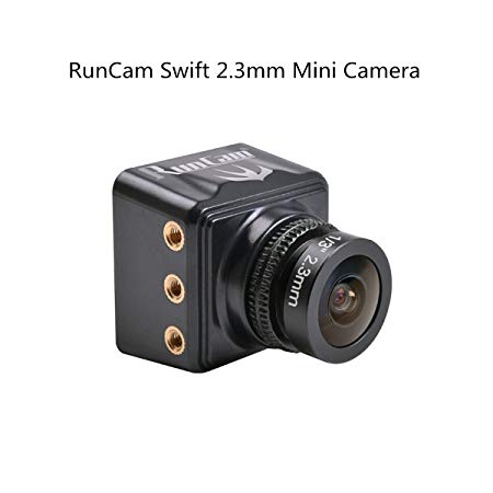 Crazepony RunCam Swift 600TVL Mini Camera 2.3mm Lens 150 Degree DC 5-36V DWDR Racing Quadcopter Black