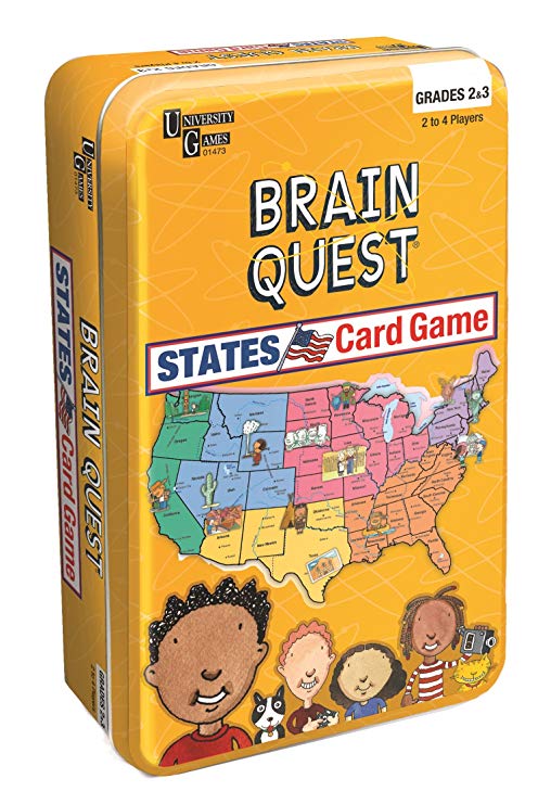 Brain Quest States Game Tin