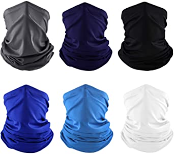 Cooling Neck Gaiters for Men Summer Lightweight Face Covering UV Protection