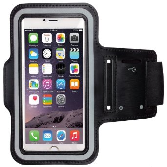 iPhone 6S Armband, iPhone 6 Armband, IVVO ArmTrek Sports Exercise Armband for Apple iPhone 6 6S Running Pouch Touch Compatible Key Holder Good for Hiking, Biking,Walking - Lifetime Warranty