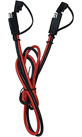 Tetra-Teknica MotoBasic Series SAE-12G SAE Quick Disconnect Extension Cable, 3 Feet, 12AWG Copper Wire