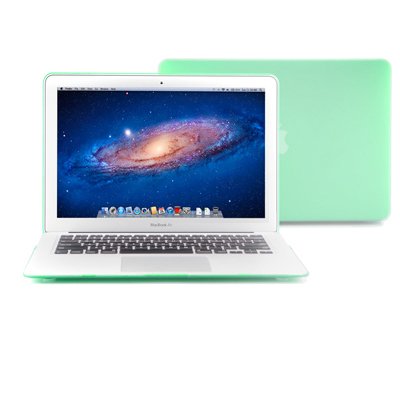 Macbook Air Rubberized 11 inch Case, GMYLE Aqua Green Hard Shell Protective Cover