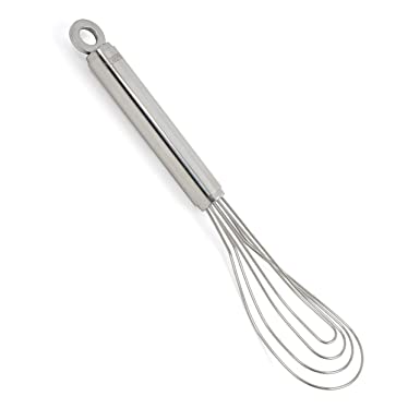 Norpro 2318 11-Inch Krona Stainless Steel Flat Whisk, Silver