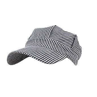 Rothco Adult Hickory Striped Engineer Train Conductor Cap LARGE