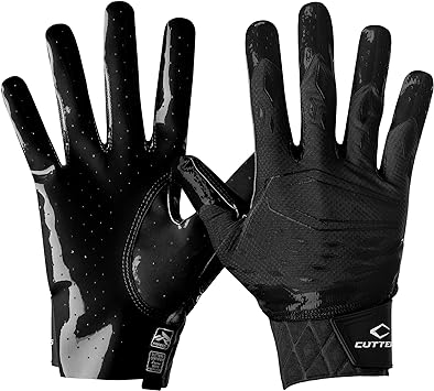 Cutters CG10440-00001-XL Rev Pro 5.0 Receiver Gloves Solid Black XL