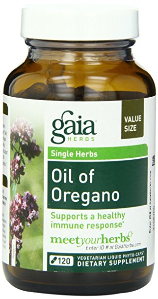 Gaia Herbs Oil of Oregano, 120 Liquid Phyto-Capsules