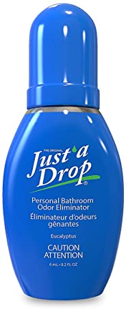 JUST A DROP - Pre-Poop Toilet Odor Eliminator – Truly Incognito Light Scent (0.2 fl. oz. Travel Size)