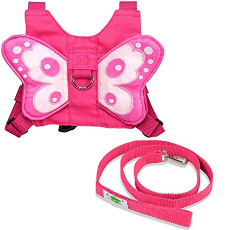 Alotpower Baby Safety Harness Walking Belt Child Harness with Leash Strap (Pink)